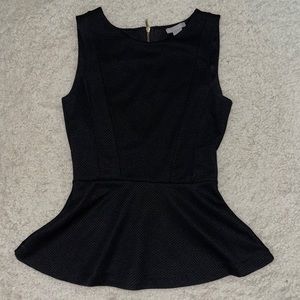 Black H&M Peplum Top